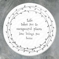 130 Porcelain Leaf Coaster