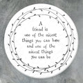 131 Porcelain Leaf Coaster