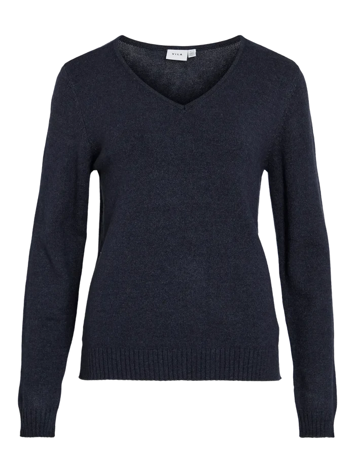 14042769 VIRIL V-Neck L/S Knit Top