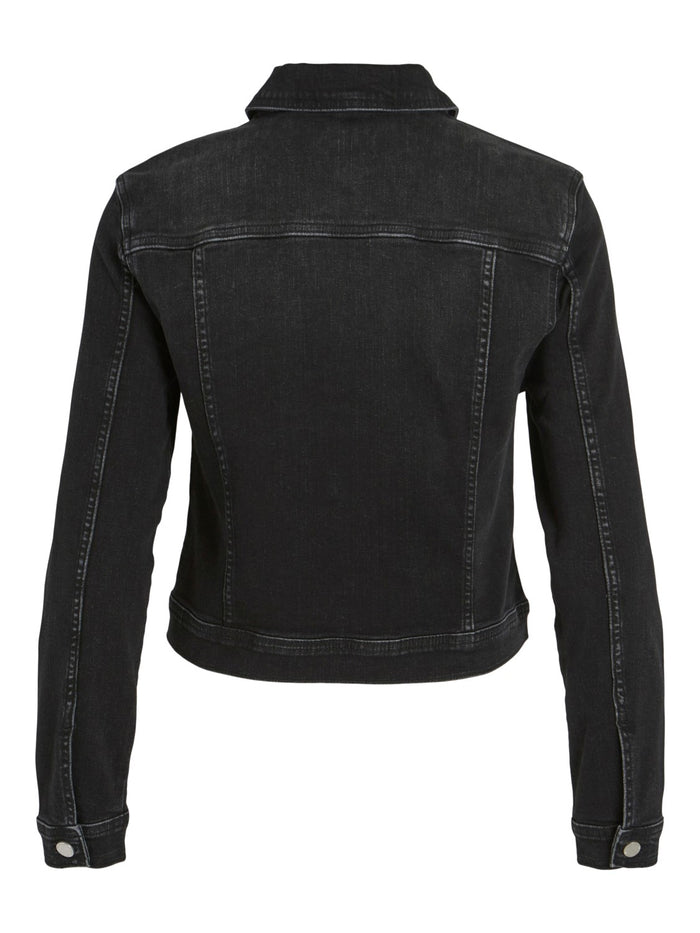 14071091 Vineed IT L/S Denim Jacket BLK