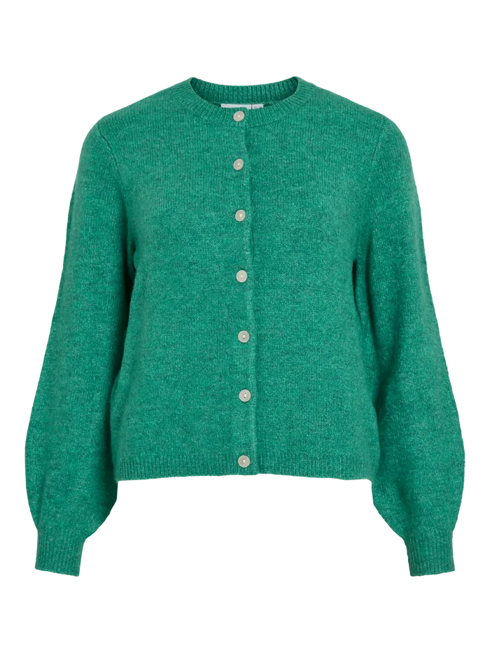 14112178 VIgladys O Neck L/S Knit Cardigan