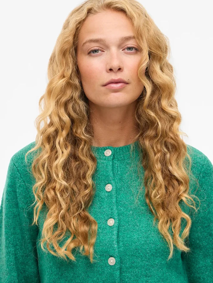 14112178 VIgladys O Neck L/S Knit Cardigan