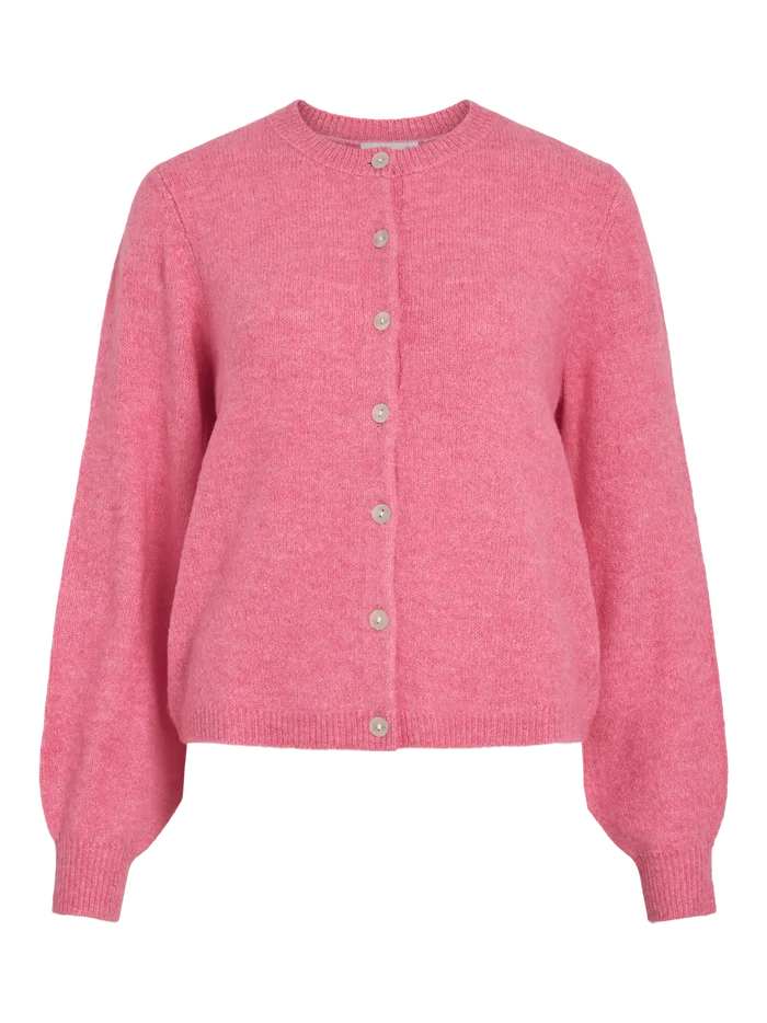 14112178 VIgladys O Neck L/S Knit Cardigan