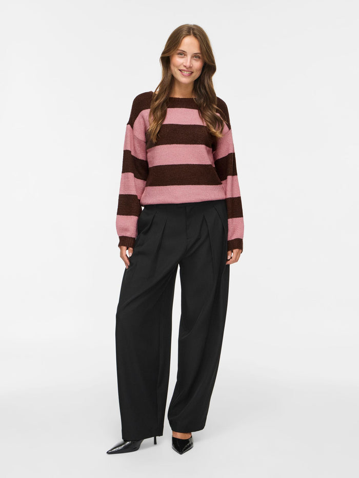 14112318 VIjola L/S Boatneck Knit Pullover