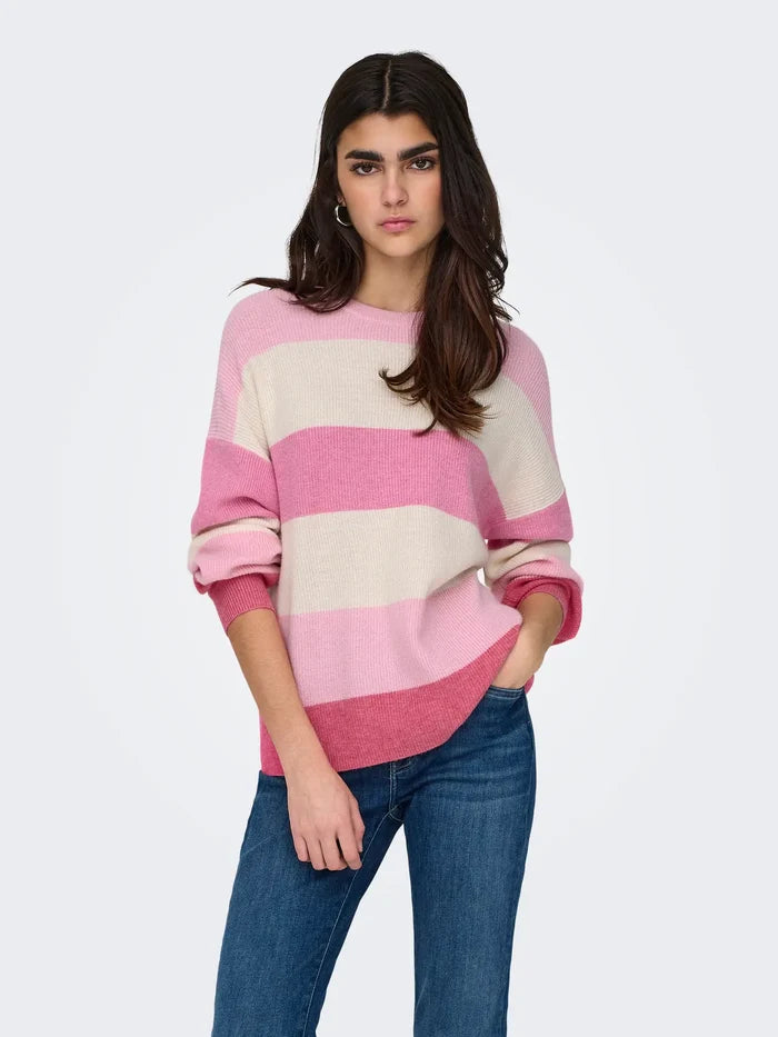 15220044 ONLatia L/S Stripe Pullover