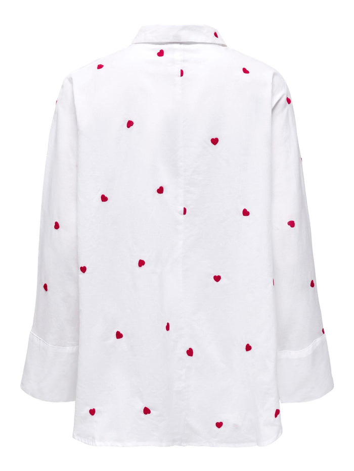 15283743 ONLnew lina Grace LS EMB Shirt WVN
