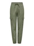 15310987 ONLcaro Linen Pull up Cargo trousers