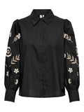 15322227 ONLzora Lise LS Emb. Shirt