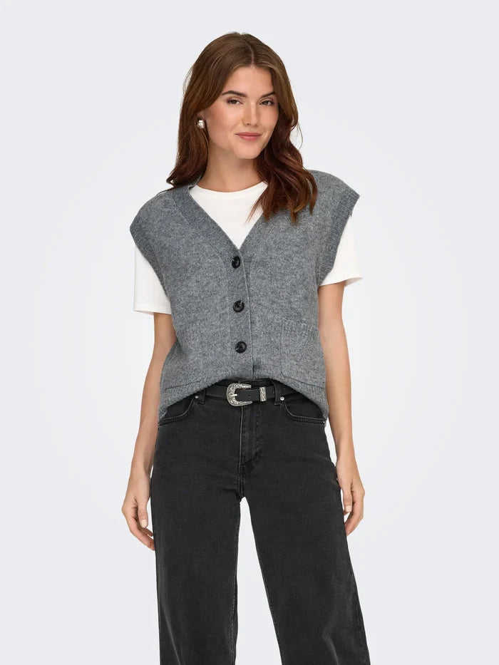 15354100 JDYSuper life V-neck Vest Knit