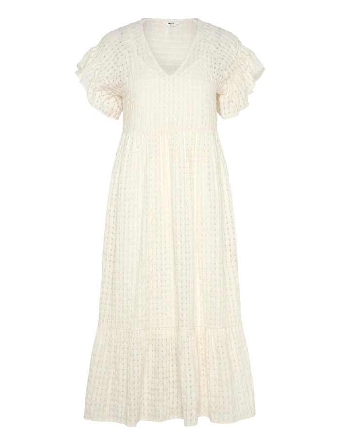 23038492 OBJvita S/S Long Dress Rep
