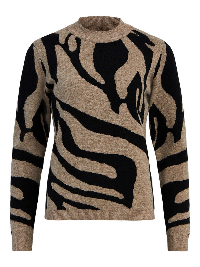 23040958 OBJray L/S Knit Pullover