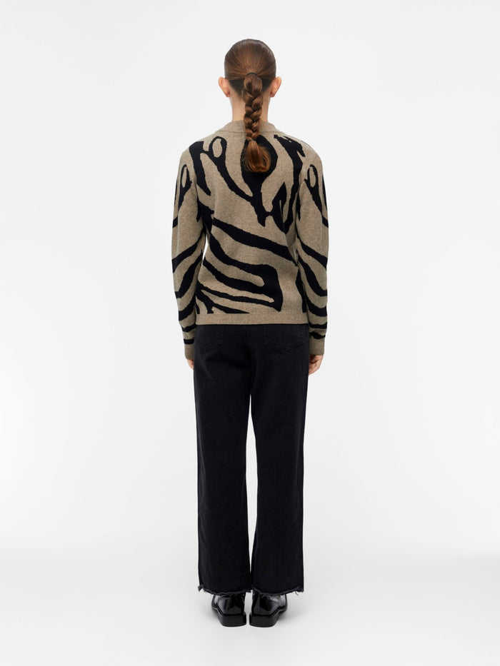 23040958 OBJray L/S Knit Pullover