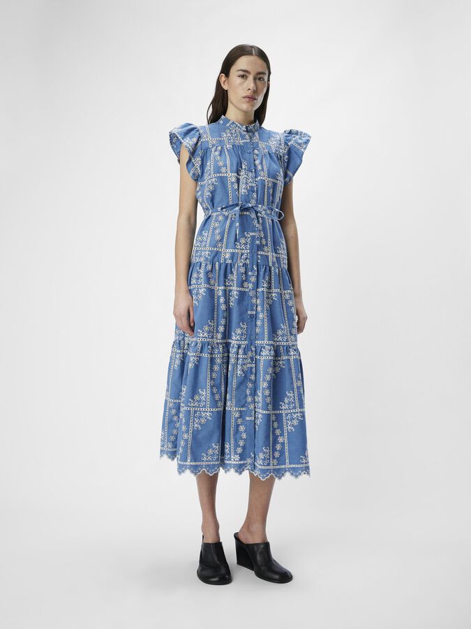 23044696 OBJchinna S/S Long Dress