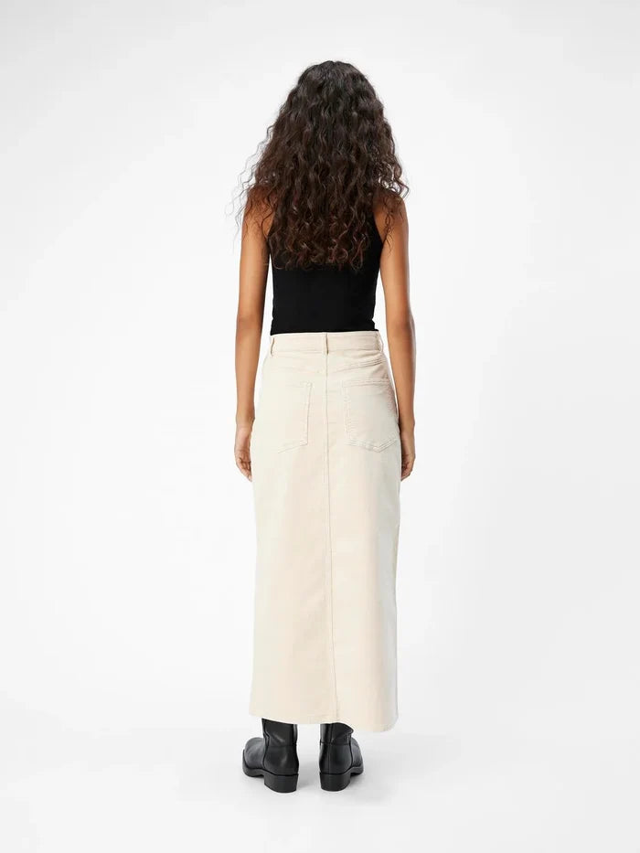 23045628 OBJliva HW Long Corduroy Skirt