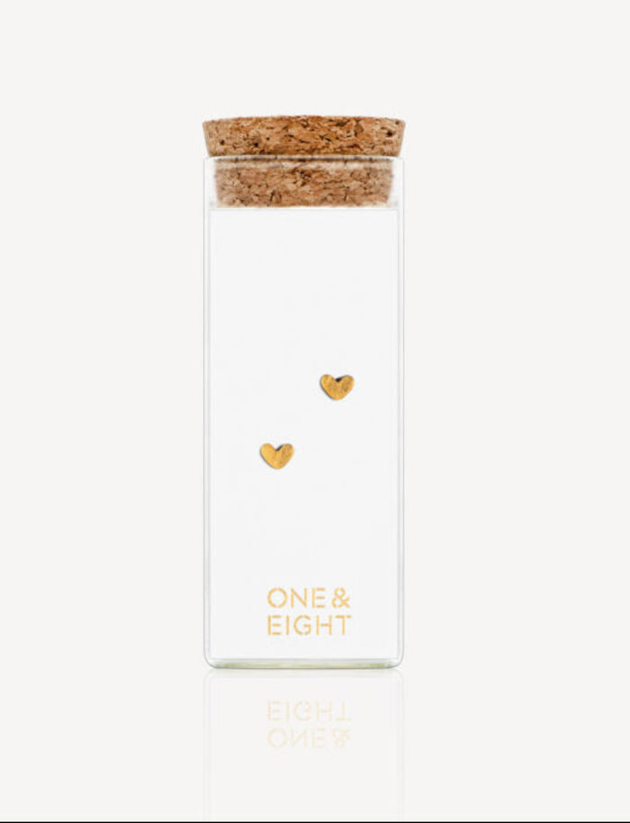 2492 Gold Heart Studs