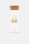 2563 Gold Coin Earrings