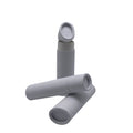 .5 ounce / 15 g White Oval Push-up Lip Balm Tubes