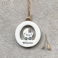 6629 Cut OUt Hanger - Welcome