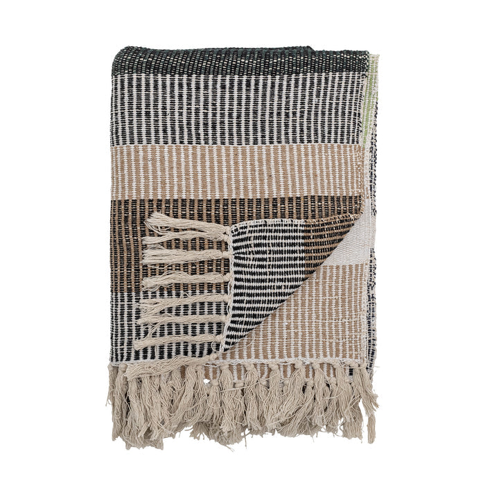 82054468 Isnel Throw Brown - Recycled Cotton