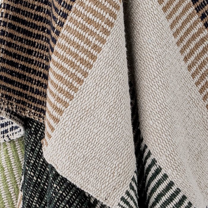 82054468 Isnel Throw Brown - Recycled Cotton