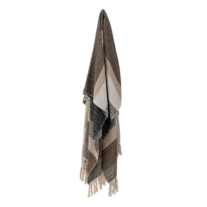 82054468 Isnel Throw Brown - Recycled Cotton