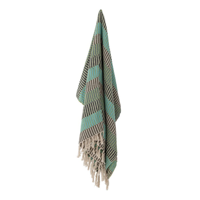 82059372 Isnel Throw Blue - Recycled Cotton