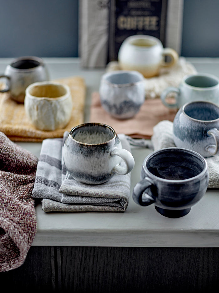 82072663 Paula Mug Grey Stoneware
