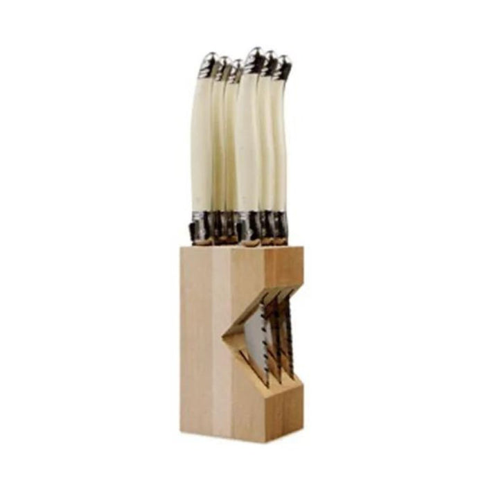 Andre Verdier Laguiole Knife Block - Set 6