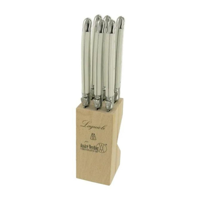 Andre Verdier Laguiole Knife Block - Set 6