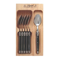 Andre Verdier Laguiole Teaspoon Set - Set 6 - Black