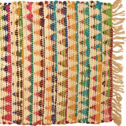 ASP2290 Chindi Rag Rug triangles 100x150cm