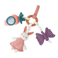 Baby Activity Ring - Pink Rabbit (Organic Cotton)