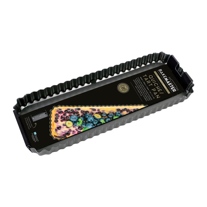 Bakemaster Non-Stick Perfect Crust Rectangle Quiche Pan - 36 x 13cm