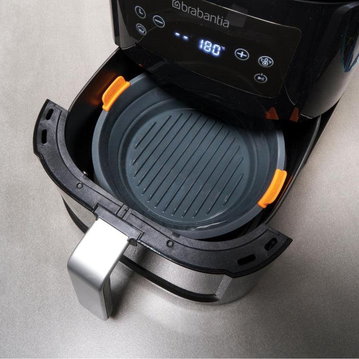 Bakemaster Reinforced Silicone Round Air Fryer Basket - 21cm