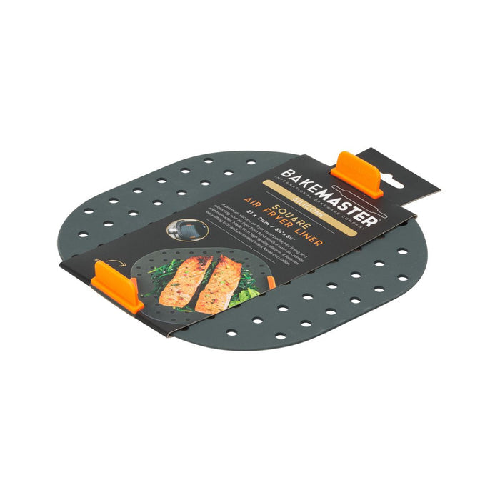 Bakemaster  Silicone Square Air Fryer Liner - 21 x 21cm