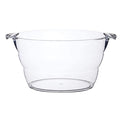 BarCraft Acrylic Large Oval Drinks Pail / Cooler