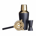 BarCraft Cocktail Set Black Set - 3 Piece