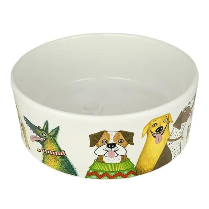 BIA Cordon Bleu Wags To Whiskers Dog Bowl - Large