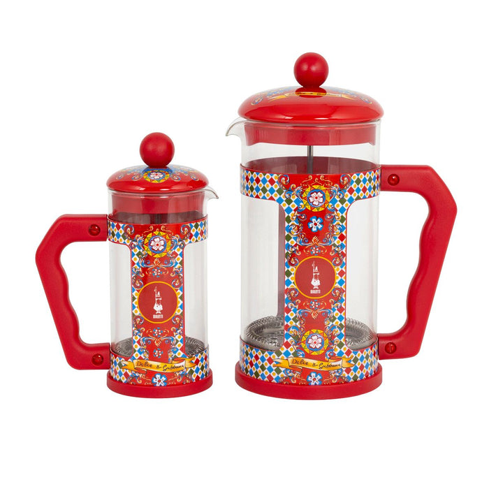 Bialetti Dolce&Gabbana Coffee Press - Sicilian Cart - 2 Sizes