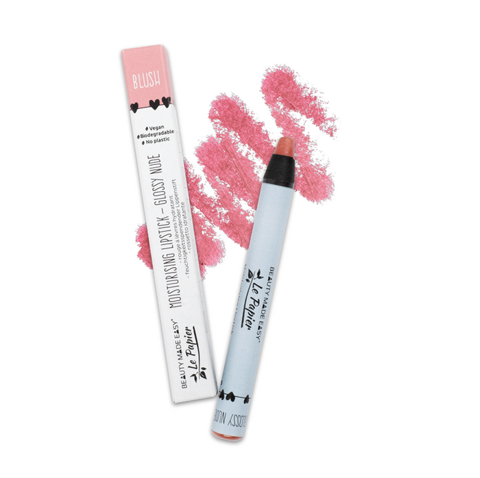 BME-2004 Moisturizing lipstick - Glossy Nudes - BLUSH - 6 g