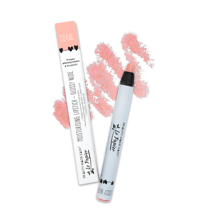 BME-2007 Moisturizing lipstick - Glossy Nudes - CORAL - 6 g