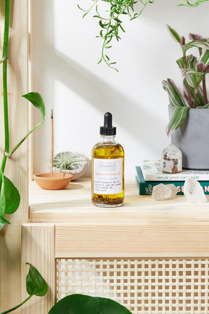 Botanical Body Oil -BOTANICAL COLLECTION - Organic Body Lotion Moisturizer