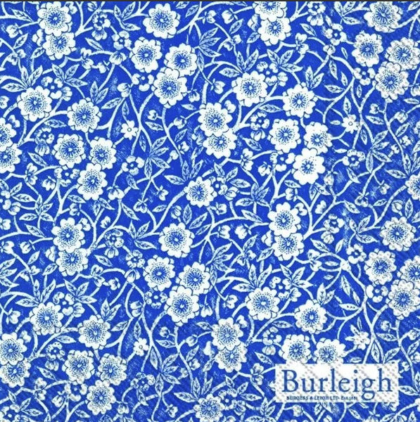 Burleigh Calico Blue Luncheon Napkin