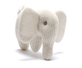 BY4205 Knitted Organic Cotton White Bunny Rattle
