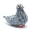 BY5428 Fair Trade Crochet Pigeon Rattle