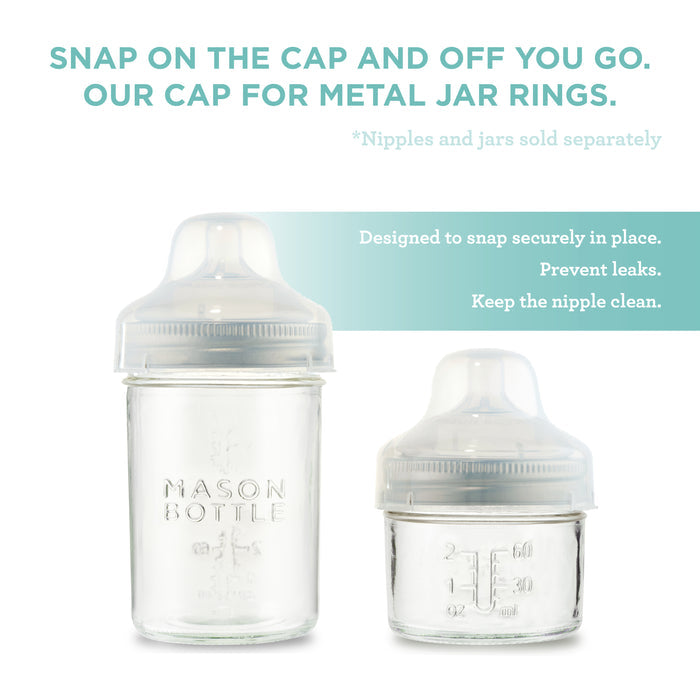 Cap for Metal Mason Jar Rings