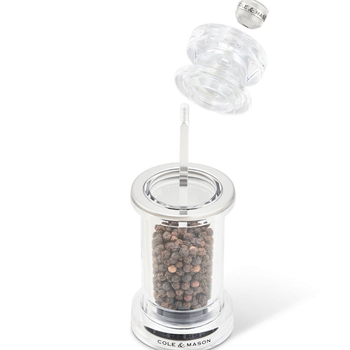 Cole & Mason 605 Acrylic Pepper Mill - 15cm