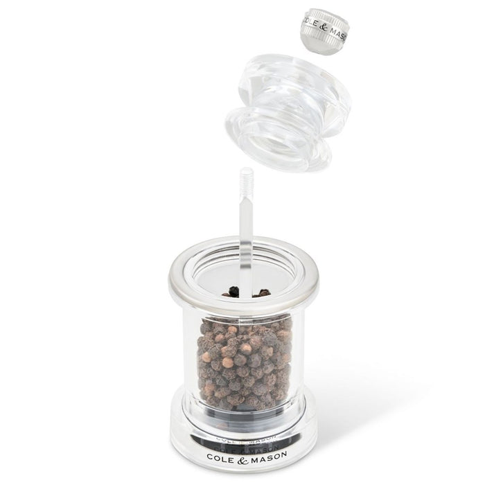 Cole & Mason 675 Acrylic Pepper Mill - 12cm