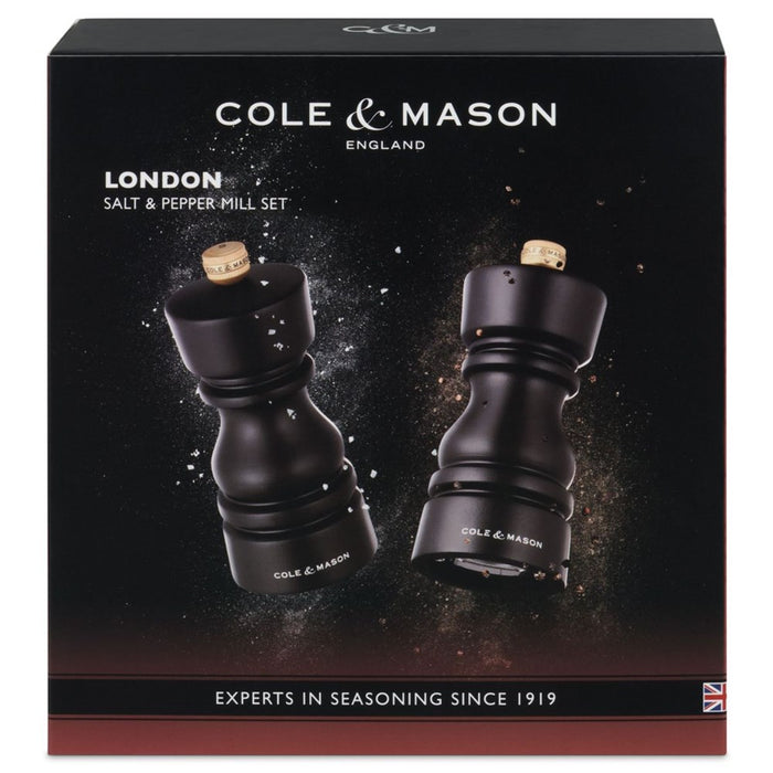 Cole & Mason London Mills Chocolate Wood Gift Set - 13cm