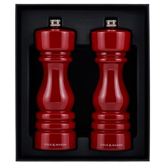 Cole & Mason London Mills Red Gloss Gift Set - 18cm